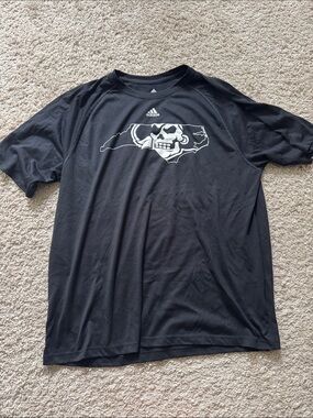 adidas ECU Pirates Black Short-Sleeve Graphic Performance Tee